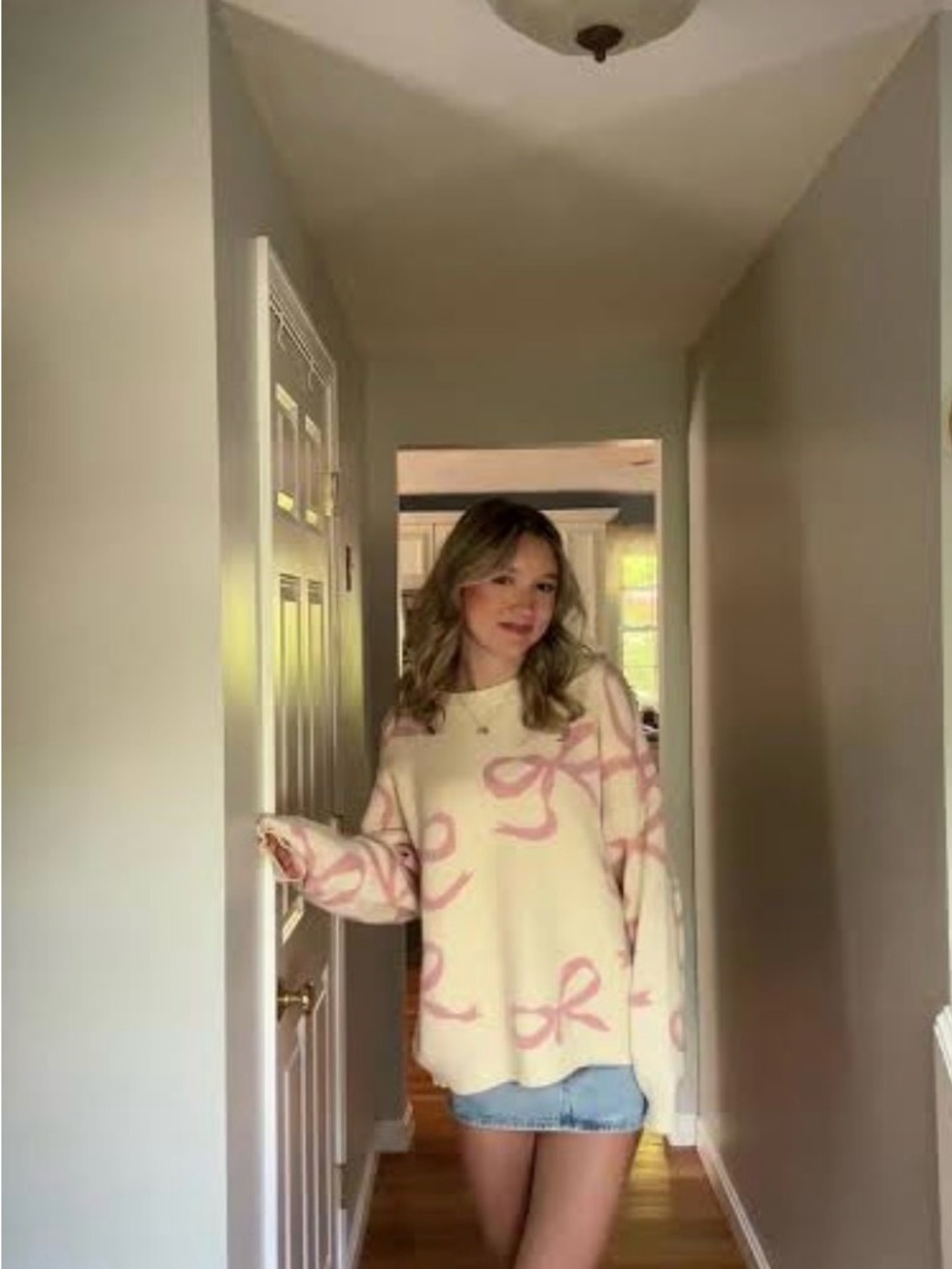 Altar’d State Annie Bow Sweater
